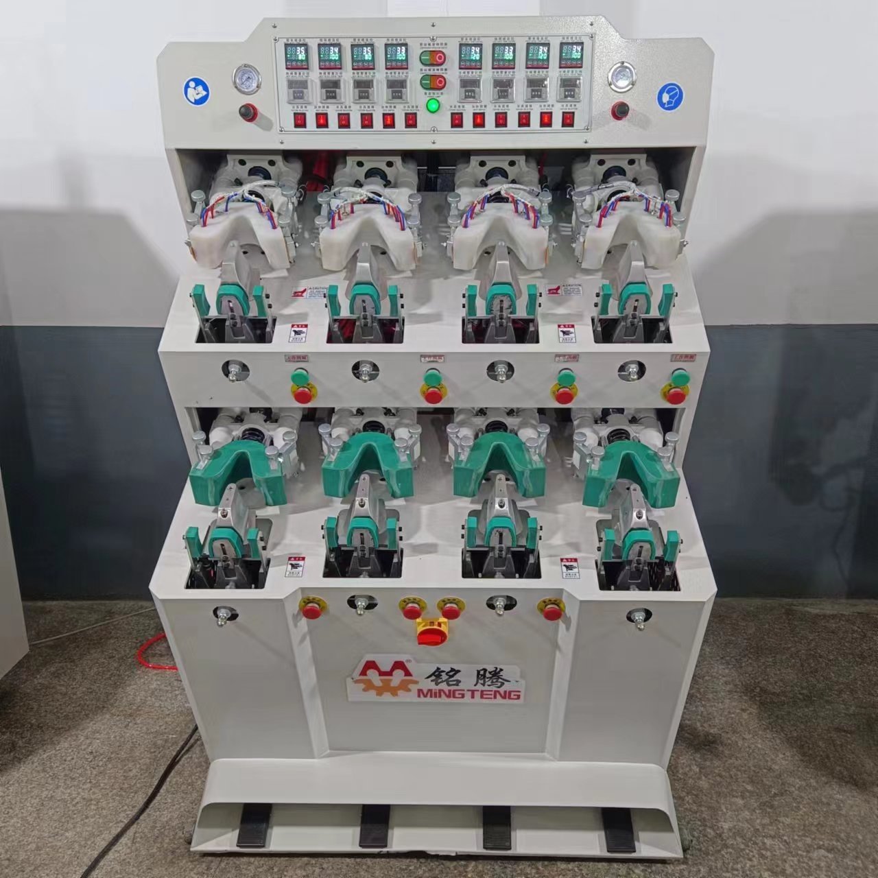 4 Hot 4 Cold Backpart Moulding Machine Shoe Making Machine Shoes Machinery