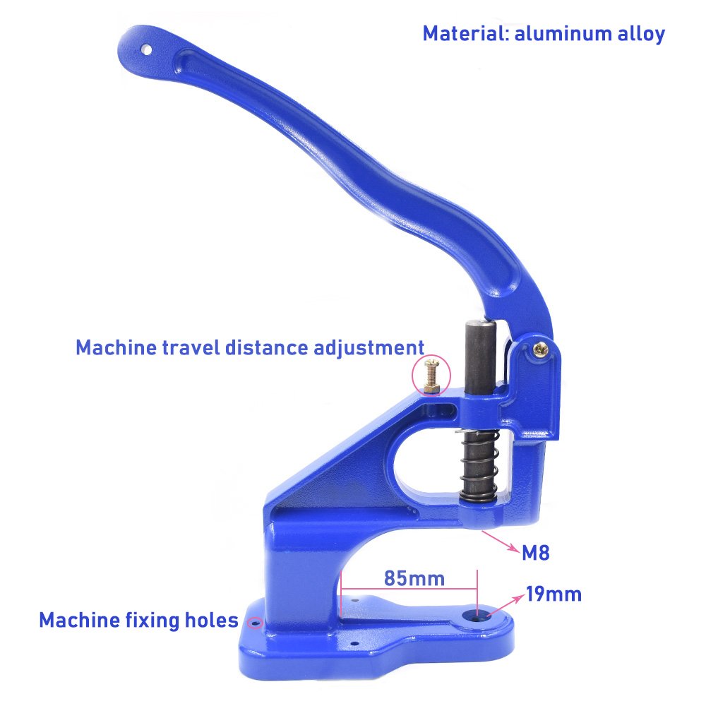 3 Die Hand Press snapbutton Machine Tool Kit with buttons for fit 3die mold DIY Craft Shoes Belt Cap for wholesale