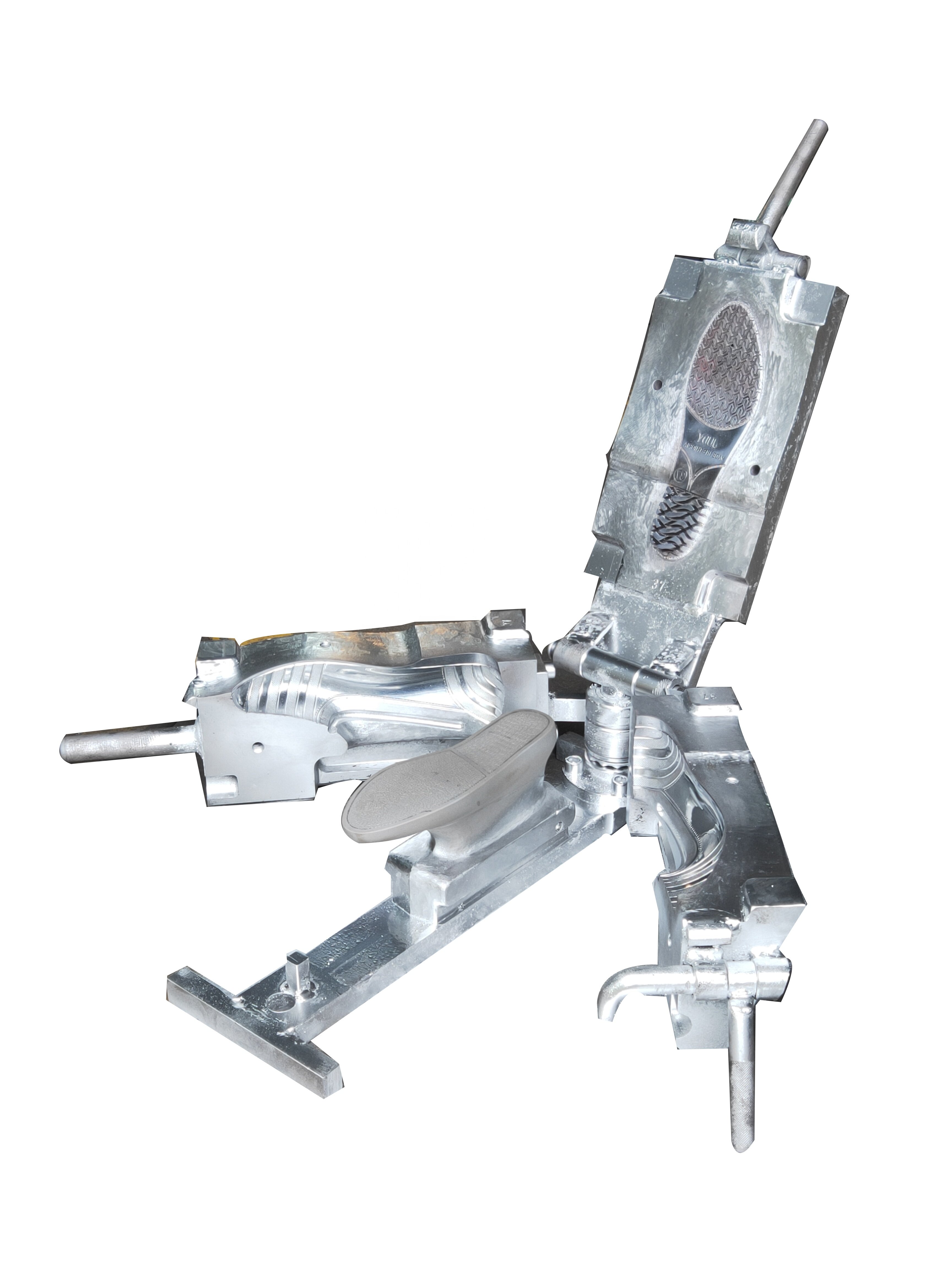 PVC crystal shoes mould V-shape mould for Tien kang Machine