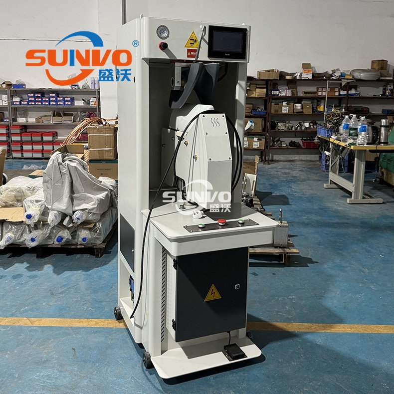 Manufacturer Single Heat Station Boots Upper 3D Vamp Crimping Machine Shoe Vamp Forming Moulding Bending Machine