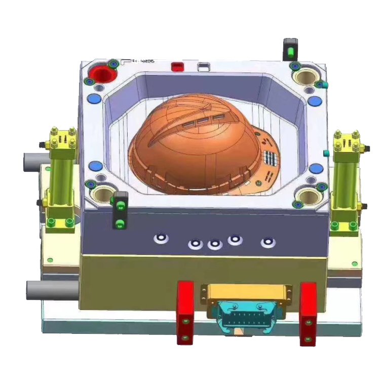 High quality plastic mold manufacturer China plastic customized safety helmet injection molding maker