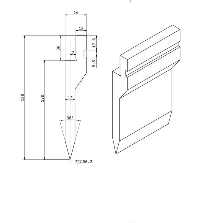 Good Price of Bending Press Brake Hemming Tools Steel Punching Mold Punch Press die