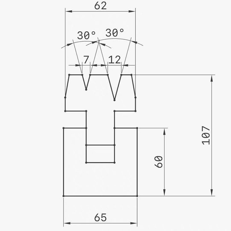 Good Price of Bending Press Brake Hemming Tools Steel Punching Mold Punch Press die