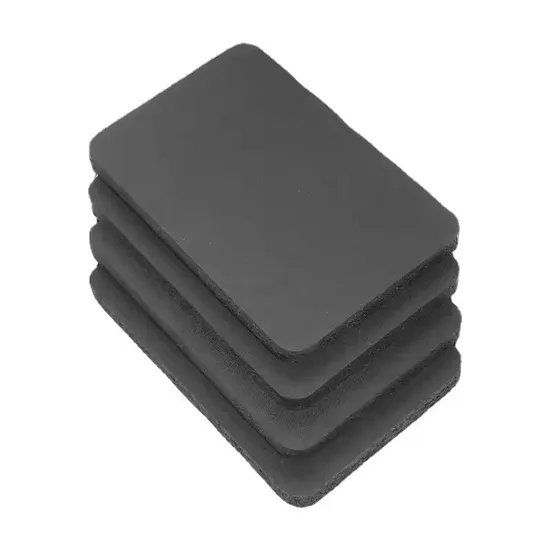 Have Stock size 400X600X12mm Silicone Rubber Insulation Foam Sheet Sponge Mat Pieces for making shoes machine