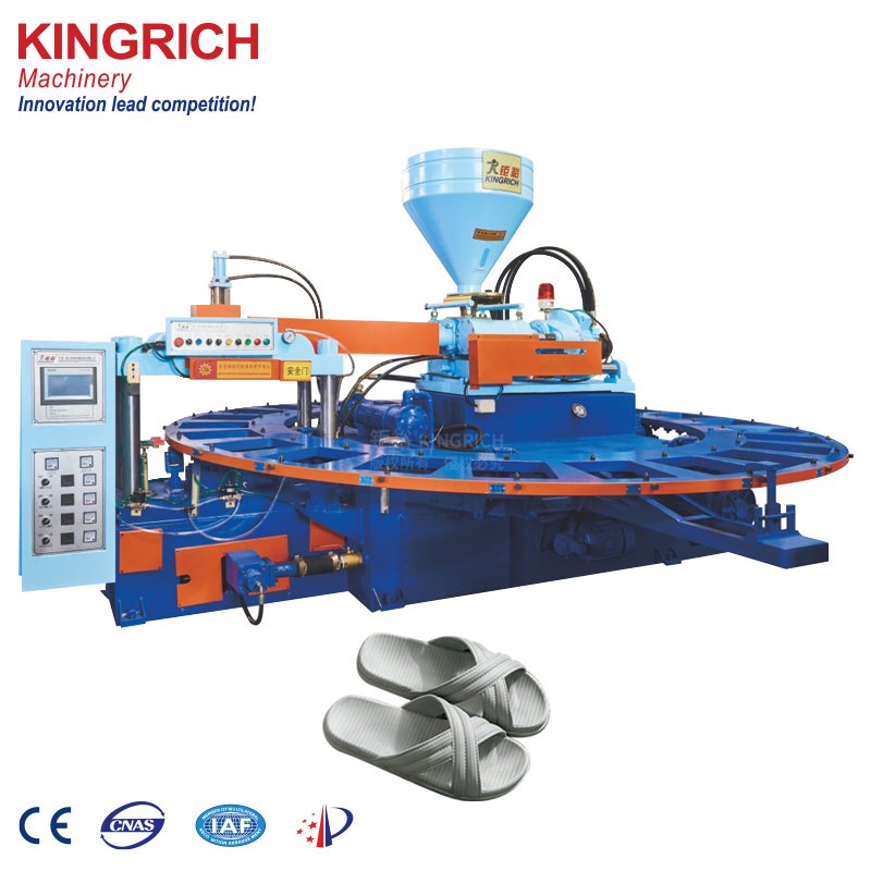 PVC sole and slipper blowing injection moulding machine