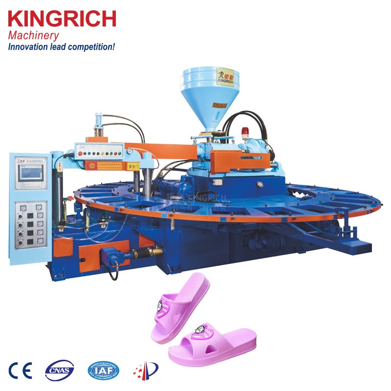 PVC sole and slipper blowing injection moulding machine