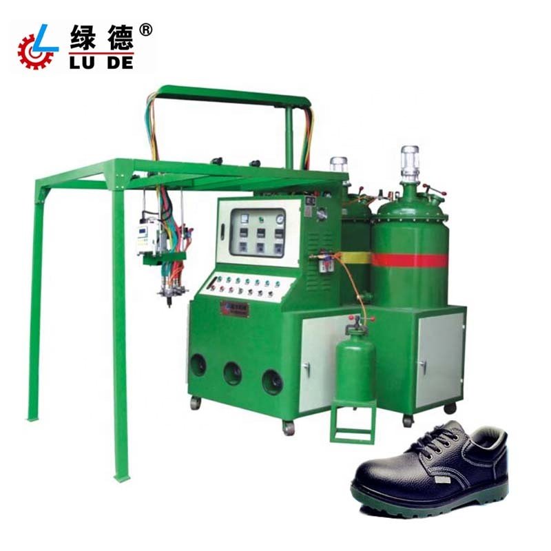 GL905 double color pu safety shoe / pu slipper/ pu sandal moulding machine