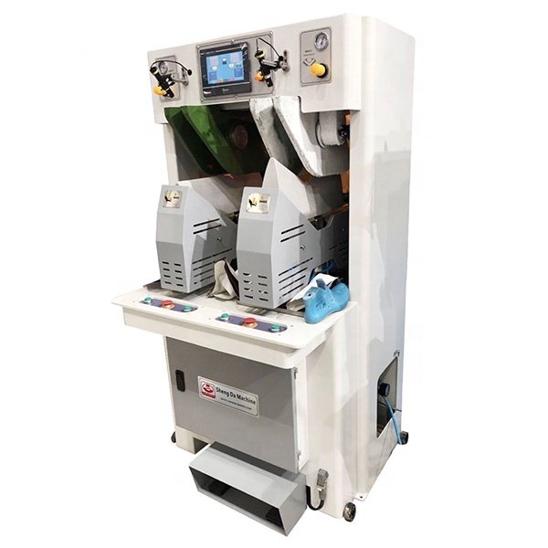 Leather upper cambered surface setting machine/ Ugg Boots vamp tilt making Machine/ Shoes upper 3D forming Shoe Making Machine.