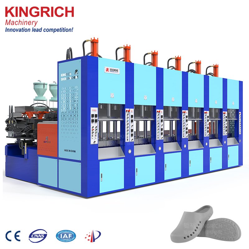 One color 8 Station Full Automatic EVA/FRB Of Shoes-making Machine