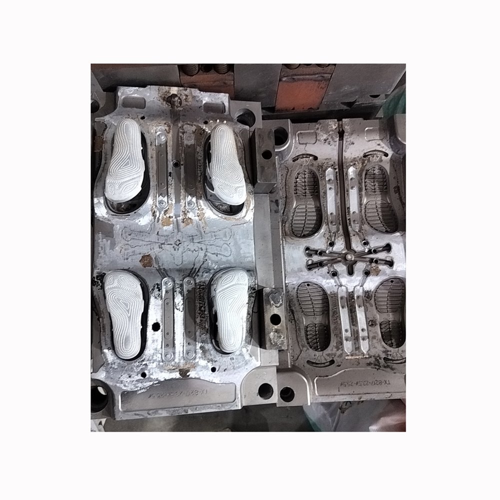 Double Mold for Shoe Upper Customized EVA Sole Compression Aluminium Moulds Shoe Making Machines