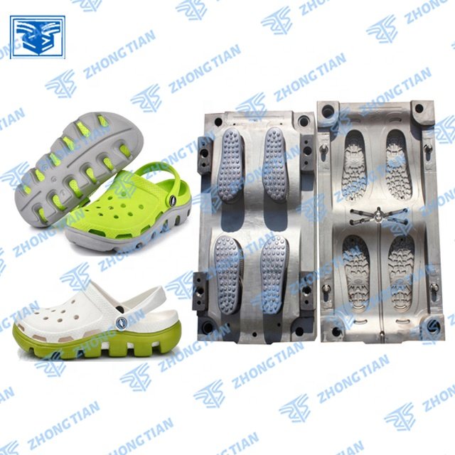 Two color Eva injection shoe Mold for crocs shoes