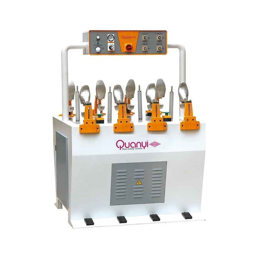 QUANYI Brand New Steaming and Heating Moccasin Loafers pre-Forming Machine Excellent Forming Effect