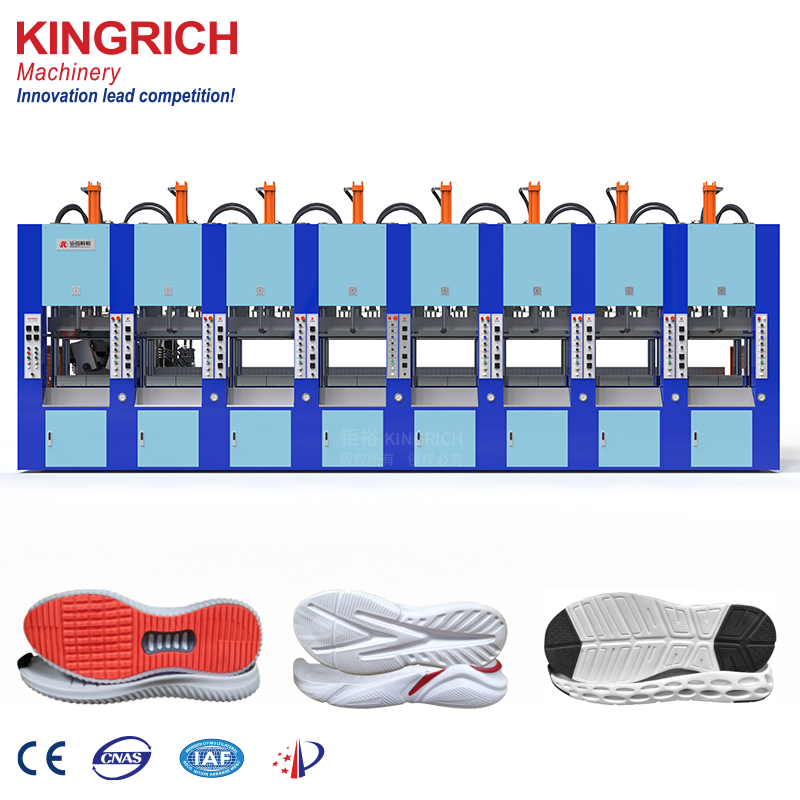 High Quality Full-Automatic Two-Color EVA Shoes Making Foam Injection Molding Machine