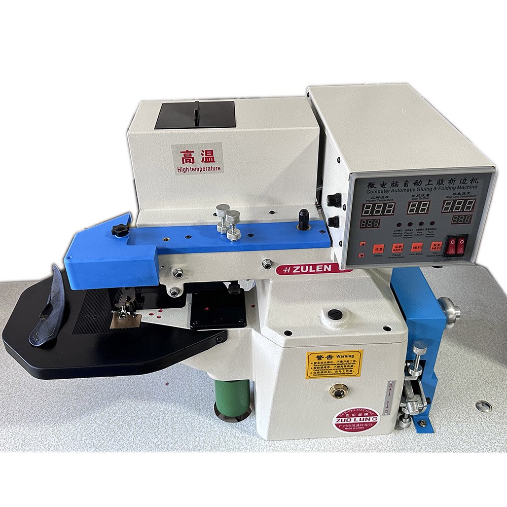 High Quality Leather Shoe Edge Folding Gluing Machine Durable Computer Automatic Gluing Folding Machine