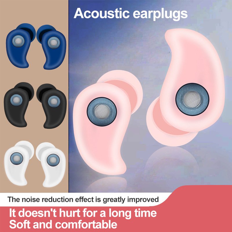 Everyday Noise Relief With Clear Speech For Social Gatherings, Work, Conversation Noise Reduction Silicone Filter Earplugs