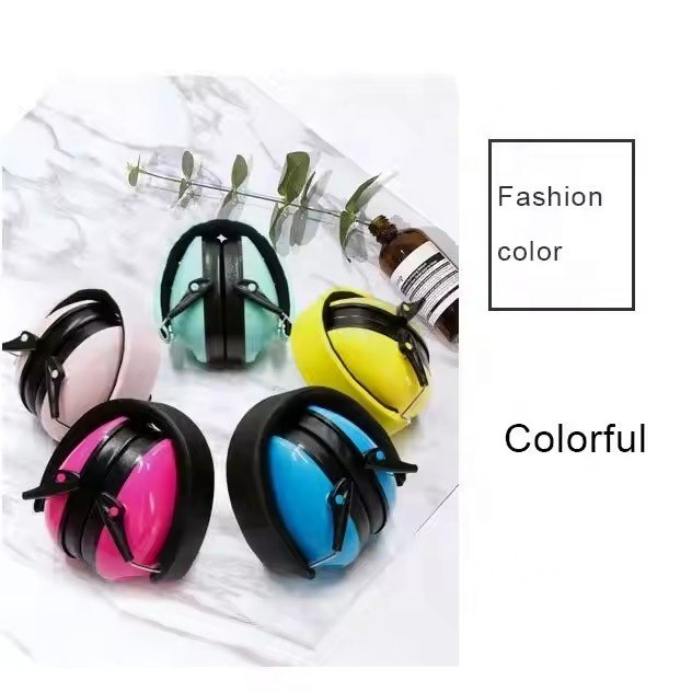 Colorful Comfortable Custom Adjustable Kids Earplugs Hearing Protection pretty children Earmuffs Noise Canceling For Baby