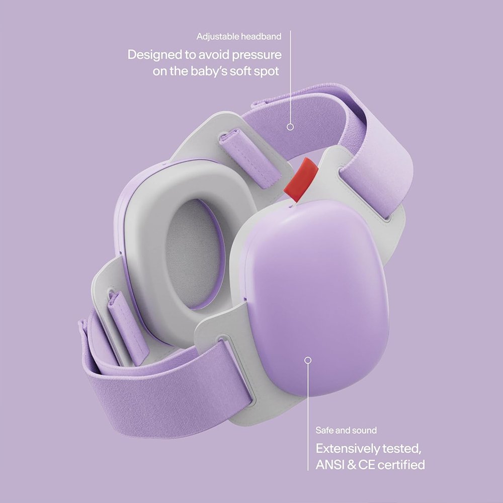 Parades Marches Safe Sound Fontanelle No Pressure Baby Ear Muffs Noise Protection Soundproof Earmuffs With Angled Headband