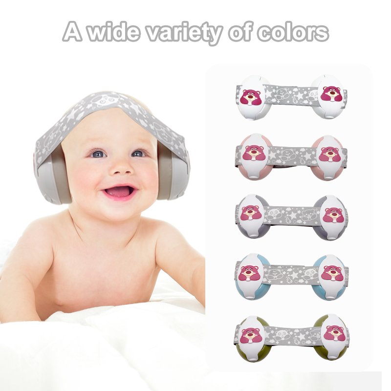 Hearing Protection Noise Reduction Infant Sleeping Headphones Babies Newborn Ear Muffs Sound Proof Kids Baby Earmuff