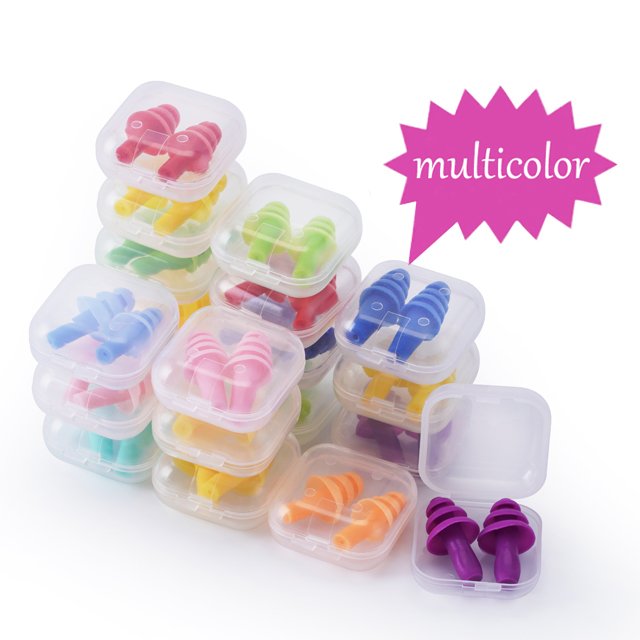Hearing Protection in Flexible Reusable Earplugs Silicone Earplugs Individual Cases