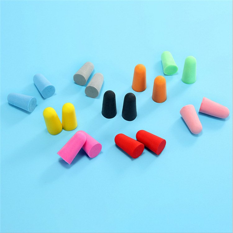 Soft Foam Acoustic Ear Plugs Hearing Production Disposable Travel Sleeping Sponge Earplugs