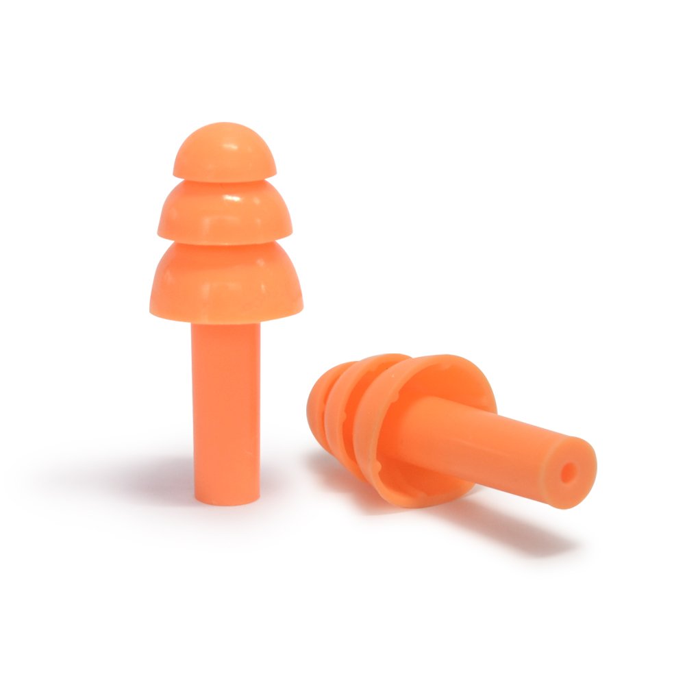 Christmas Tree Shaped Soft Foam Reusable Silicone Earplugs Washable Hearing Protection