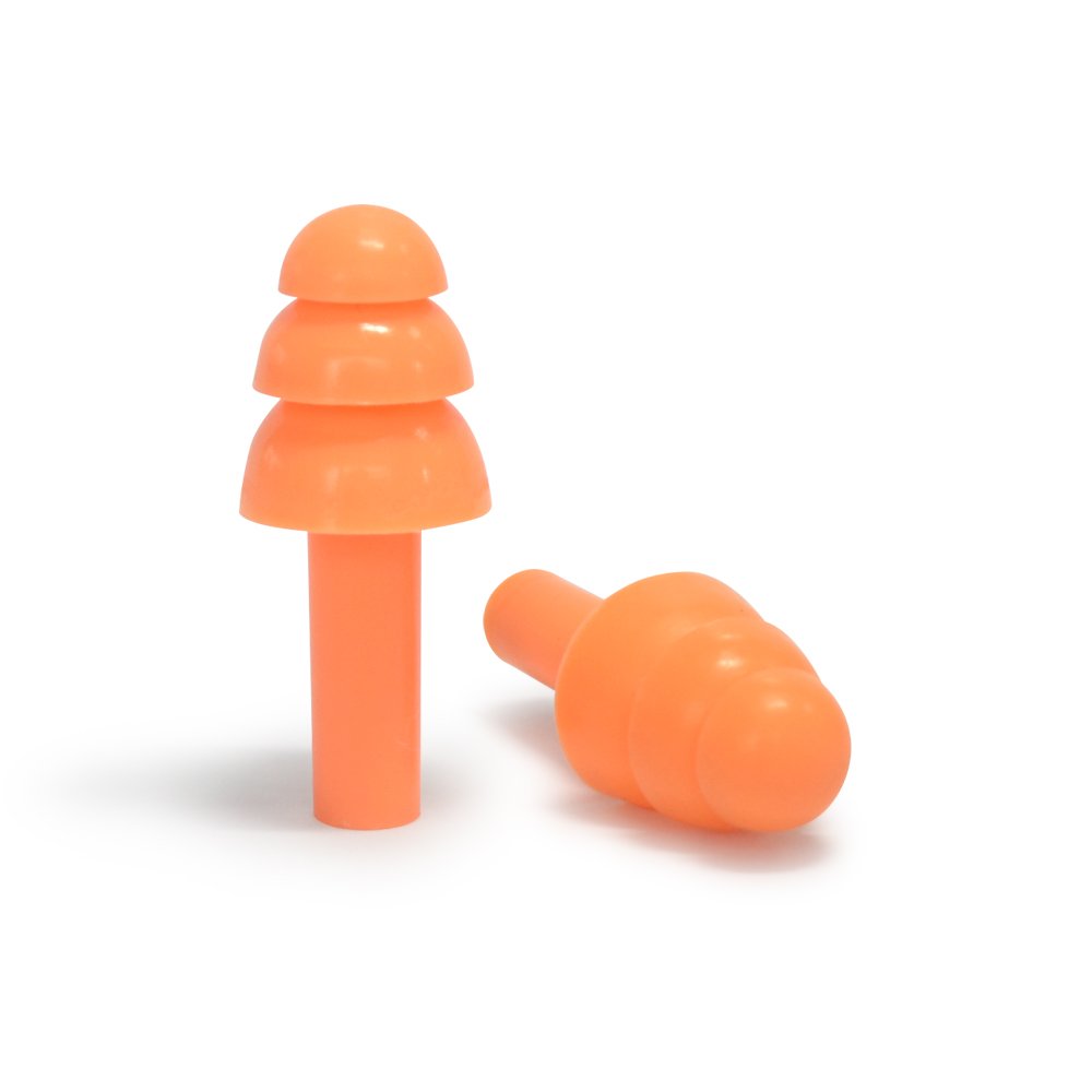 Christmas Tree Shaped Soft Foam Reusable Silicone Earplugs Washable Hearing Protection