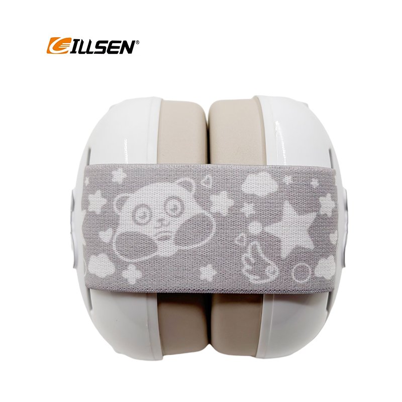 GS010-G Custom Kids Hearing Protection Noise Reduction 27dB Safety Ear Muffs Adjustable Sleeping Baby Earmuffs for Children