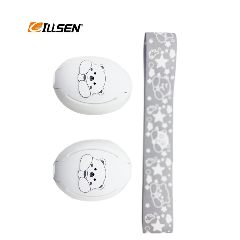 GS010-G Custom Kids Hearing Protection Noise Reduction 27dB Safety Ear Muffs Adjustable Sleeping Baby Earmuffs for Children