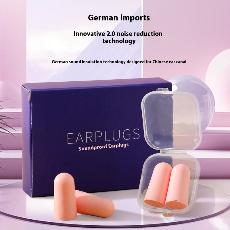 Wholesale Anti-Noise Industrial Earmuffs Silent Sleep Grade Sound Insulation Earplugs PU Gift Box Hearing Silicone ABS