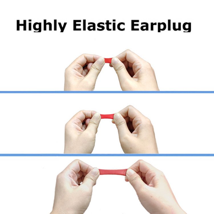 Custom Ear Plugs Foam 38dB Ear Plug Foam Earplug for Sleep Ear Plug Pu Earplugs