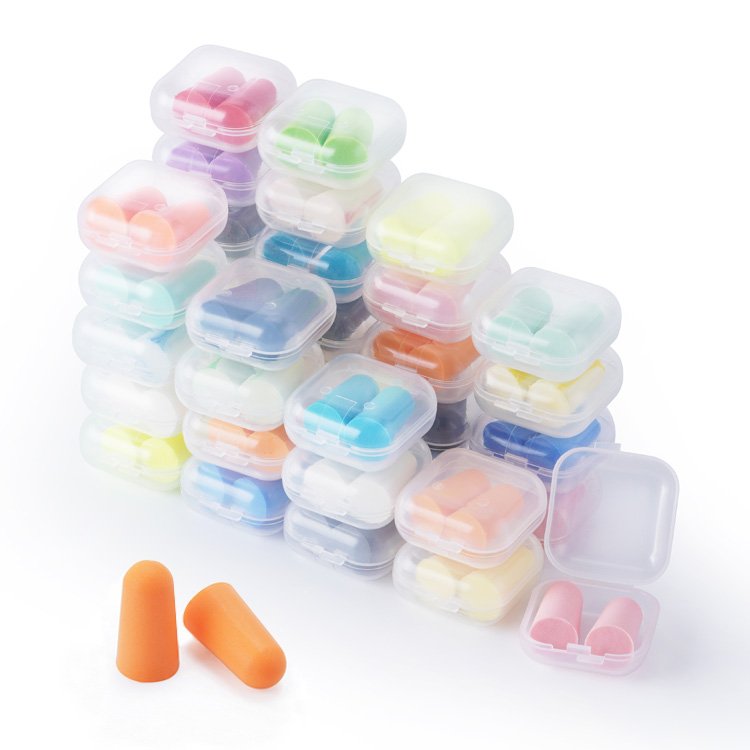 Custom Ear Plugs Foam 38dB Ear Plug Foam Earplug for Sleep Ear Plug Pu Earplugs