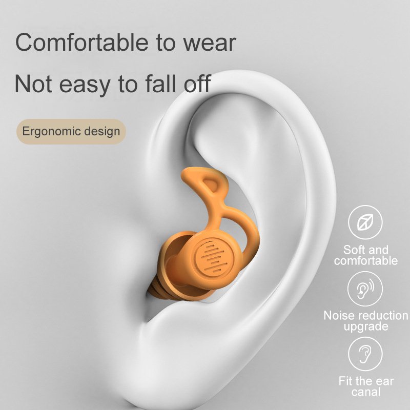 Soft Skin-friendly cheap Noise Cancelling Protected Special silicone earplugs for sleeping and learning