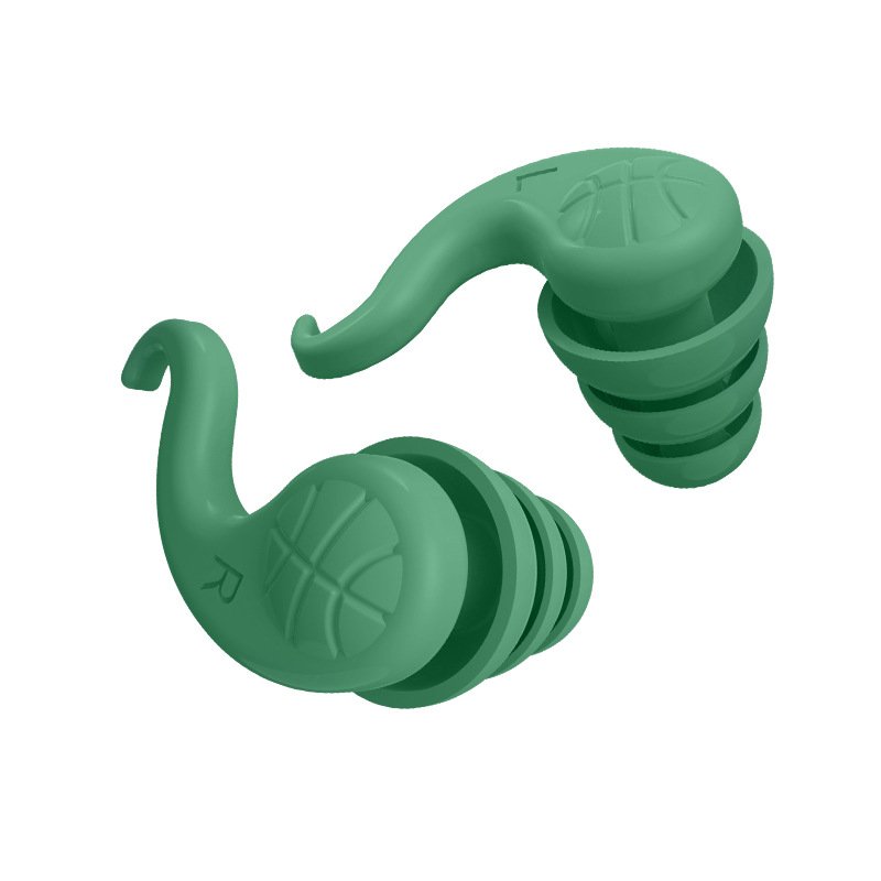 Custom logo Soundproof soft Reusable Airplane Hearing Protection Sound insulation sleep Silicone earplugs