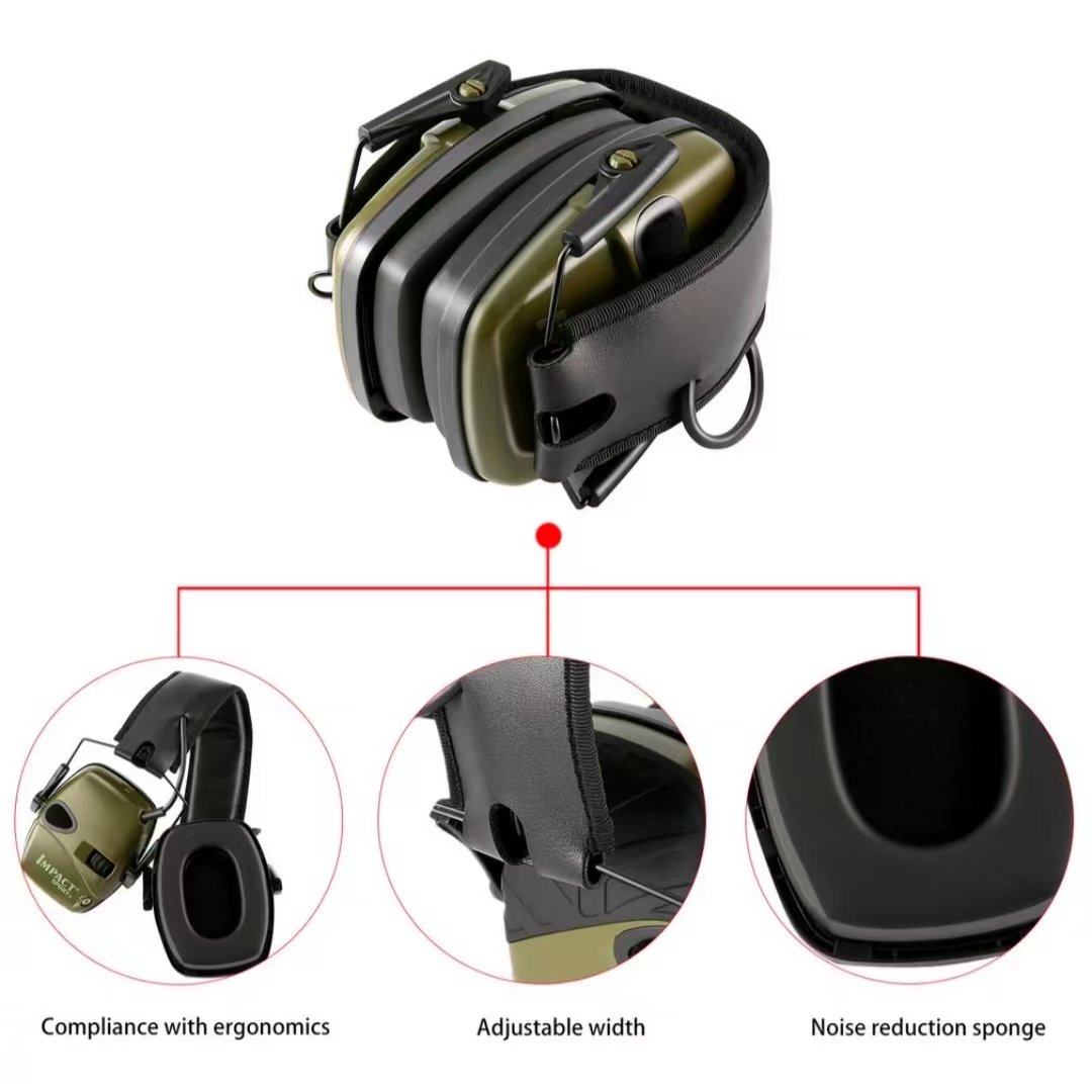 Noise Cancelling Headset Helmet Earmuffs Ear Protection For Shooting Electronic Tactical Ear Muffs Hearing Protector