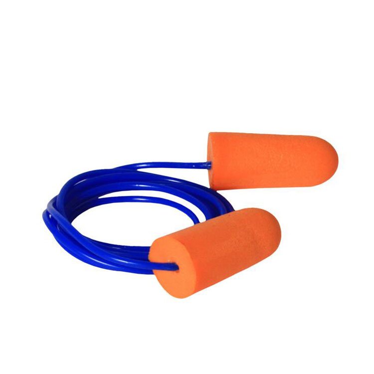 Hot selling earplugs silicone For Noisy Working With Cord Hearing protection Safety Earplugs