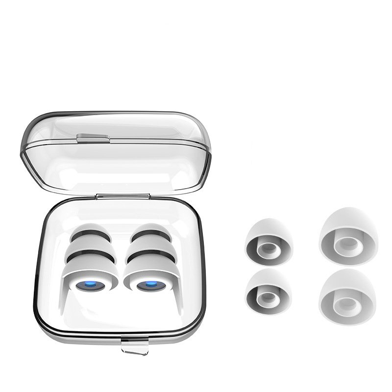 Ear Plugs for Sleeping Noise Reduction Silicone Sleep Earplugs Reusable Hearing Protection Sound Blocking
