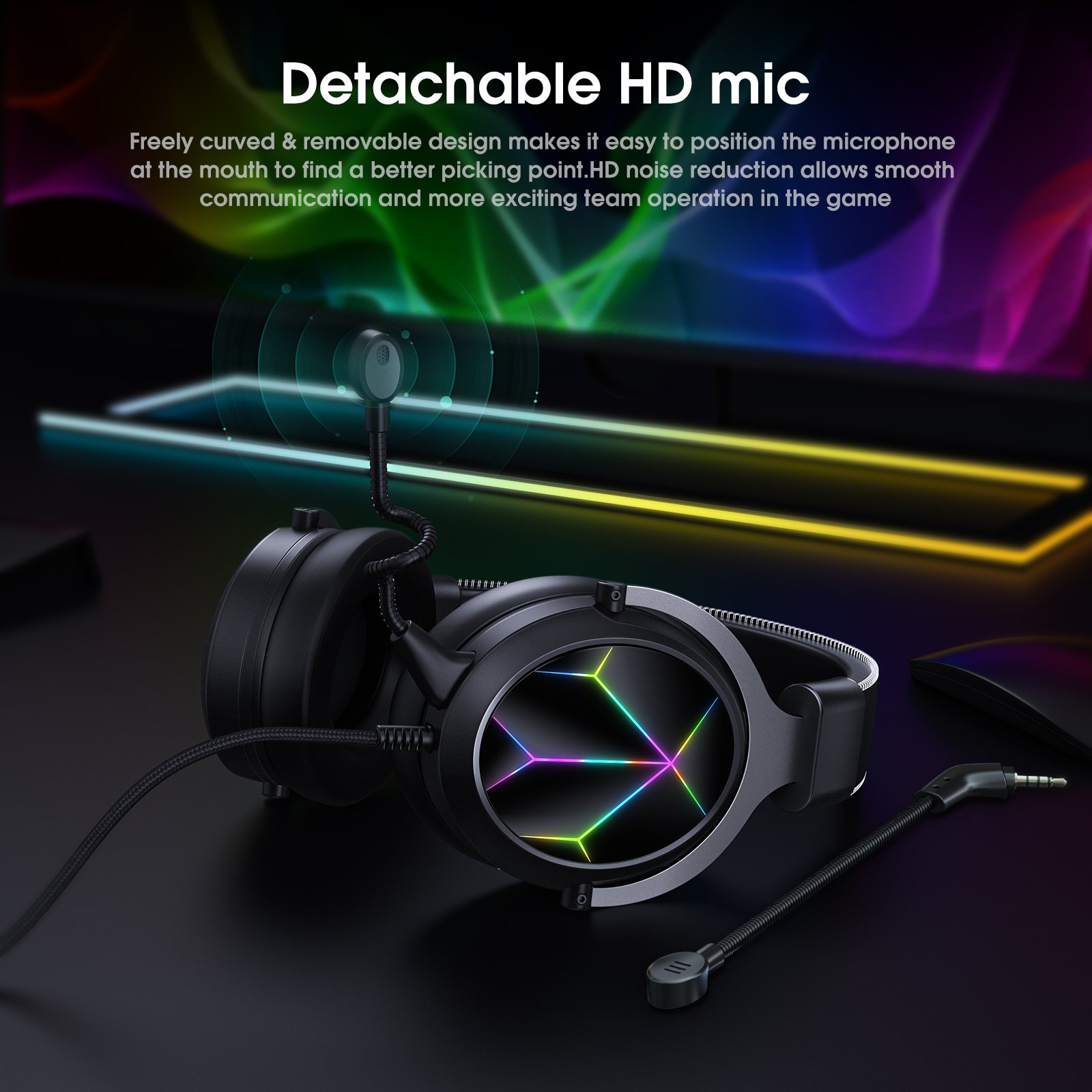 ONIKUMA X10 pro 3.5mm Over-Ear Stereo Wired Game Headphones Freely Convert Comfortable Earmuffs Headset With HD Mic