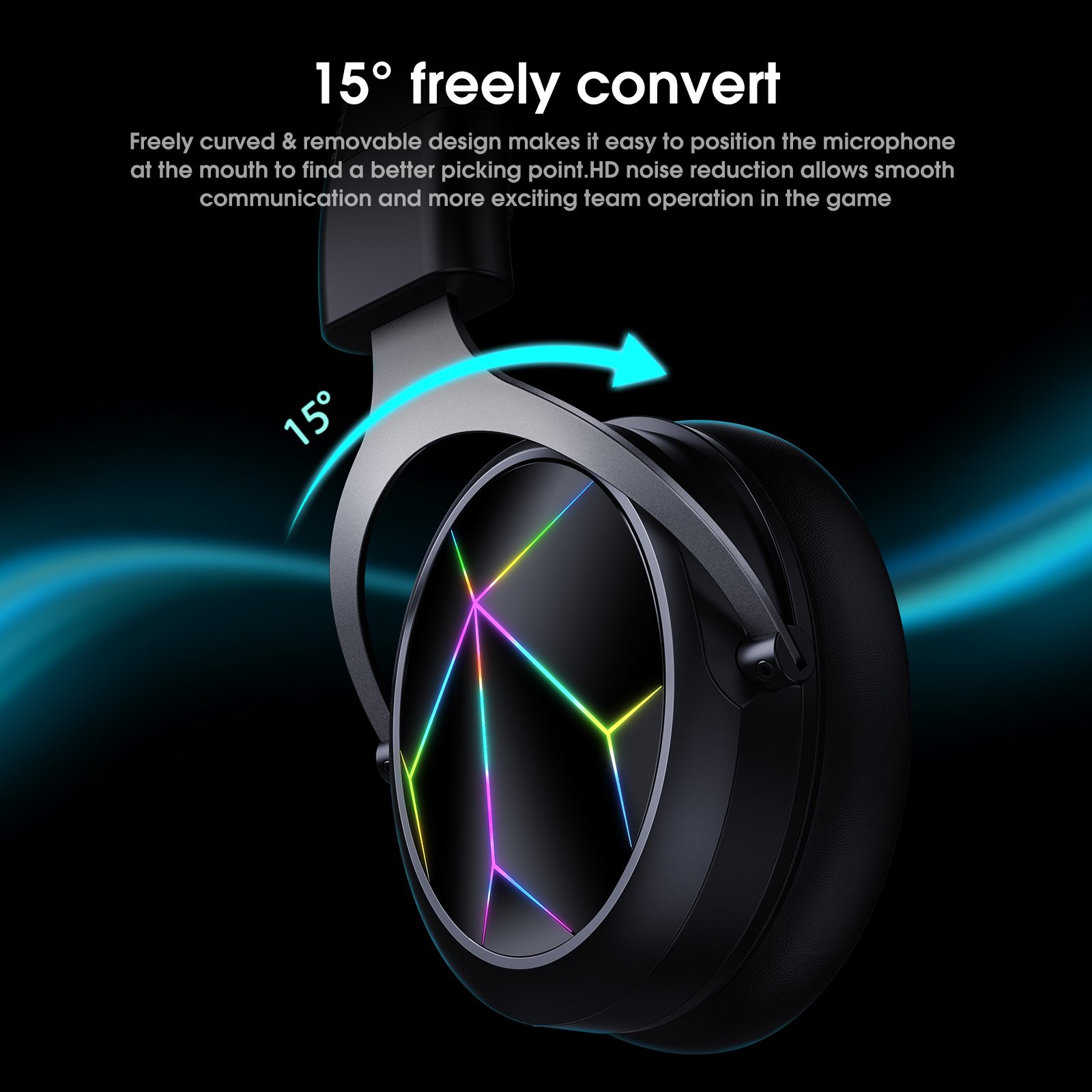 ONIKUMA X10 pro 3.5mm Over-Ear Stereo Wired Game Headphones Freely Convert Comfortable Earmuffs Headset With HD Mic