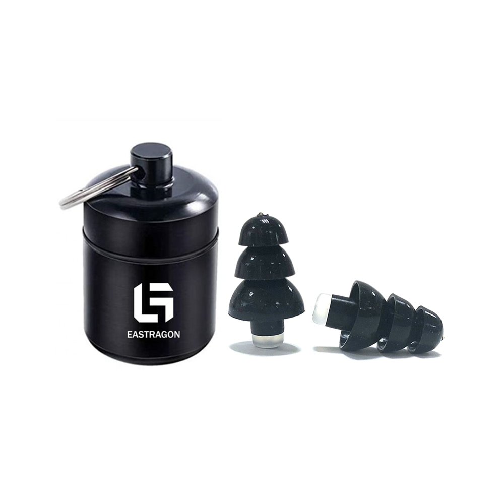SNR31dB High Fidelity Silicone Earplugs With Cord and Carry Case Noise Reduction Music Festival Concert Ear plugs
