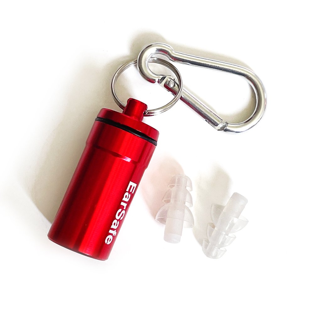 SNR31dB High Fidelity Silicone Earplugs With Cord and Carry Case Noise Reduction Music Festival Concert Ear plugs
