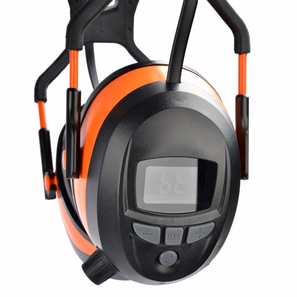 Blue-tooth FM and MP3 Stereo Earmuff NRR 29DB Noise Cancelling Hearing Protector Safety Noise Reduction