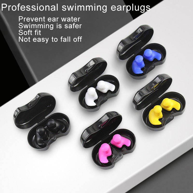 Professional Hearing Protection swimming Silicone Waterproof Earplugs swimming earplug