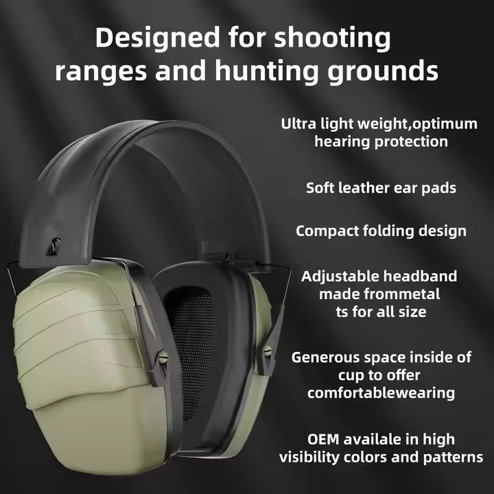 Hot Selling Wholesale OEM GS550 Noise-Cancelling Headphones Personal Defense Equipment