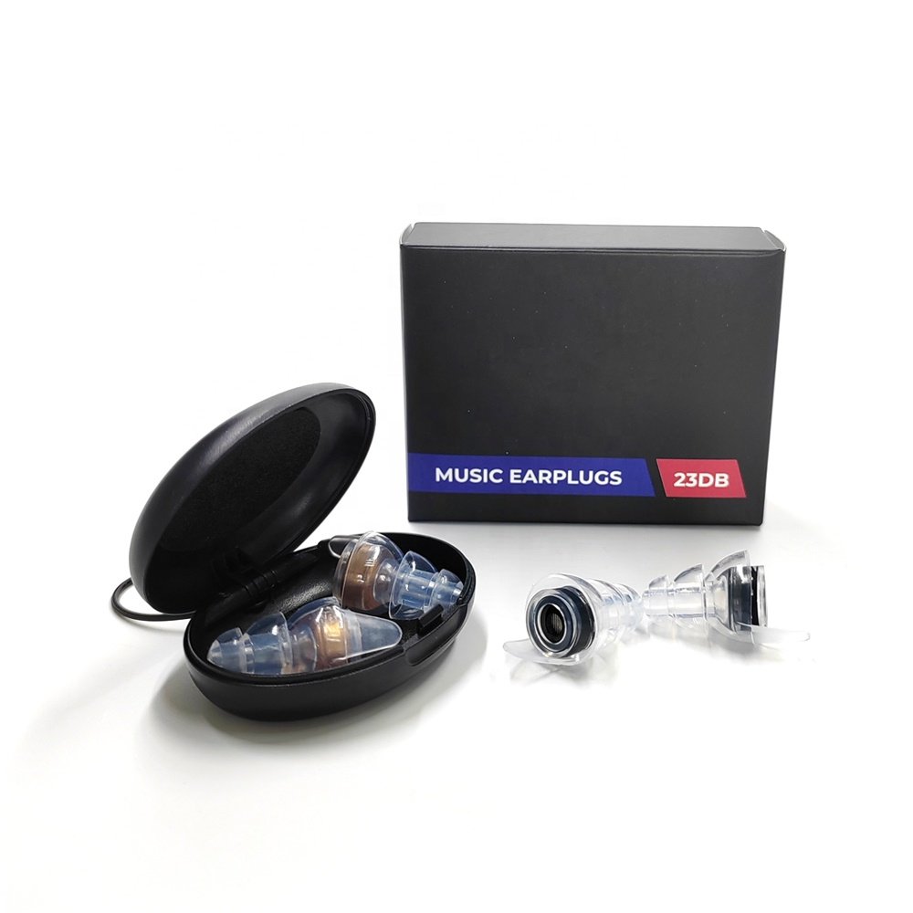 Sound Blocking Music Earplugs Comfortable Noise Reduction Hearing Protection Professional High Fidelity Concert Ear Plugs