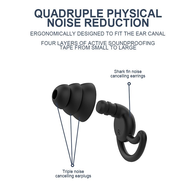 Factory sale Hearing Protection Safety High Fidelity Swim Noise Cancelling Silicone Low Level Noise Plugs sleep comfortable