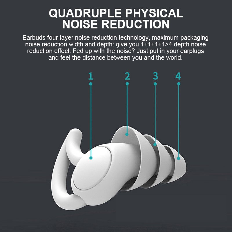Factory sale Hearing Protection Safety High Fidelity Swim Noise Cancelling Silicone Low Level Noise Plugs sleep comfortable