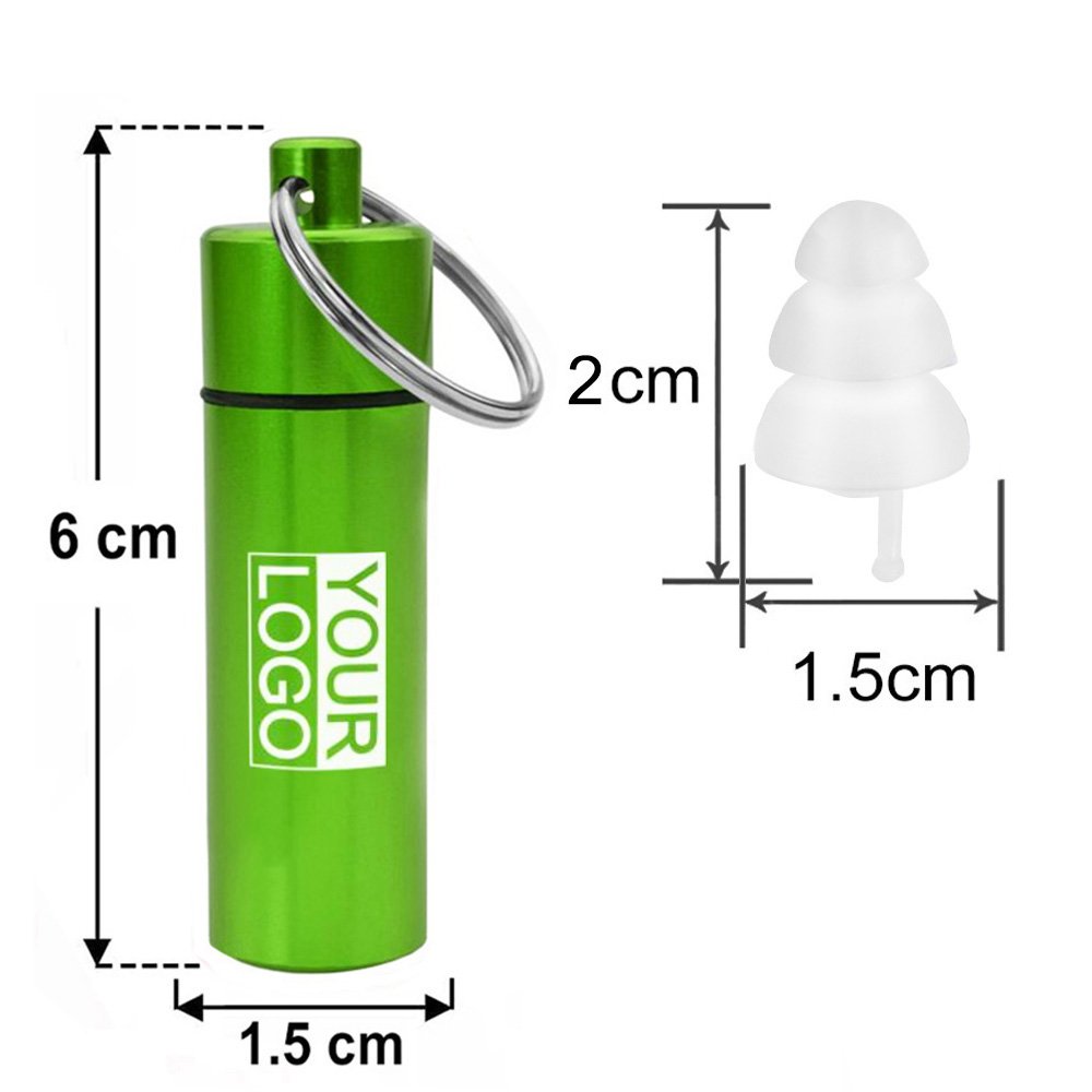 Hearing ProtectionTransparent Ear Plugs Silicone Custom Logo Earplugs Noise Reduction
