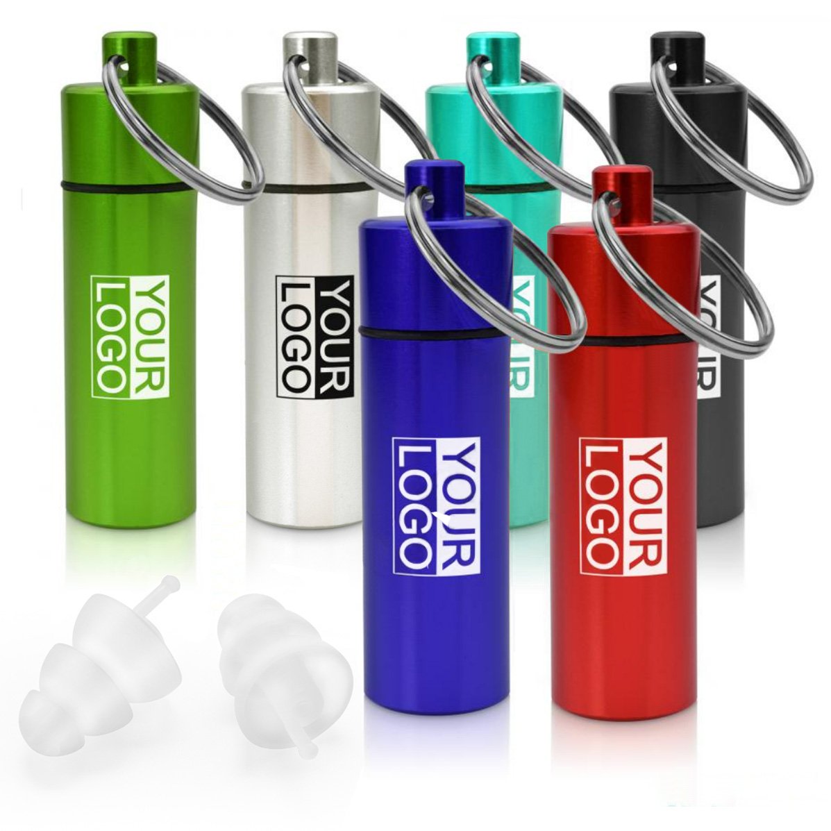 Hearing ProtectionTransparent Ear Plugs Silicone Custom Logo Earplugs Noise Reduction