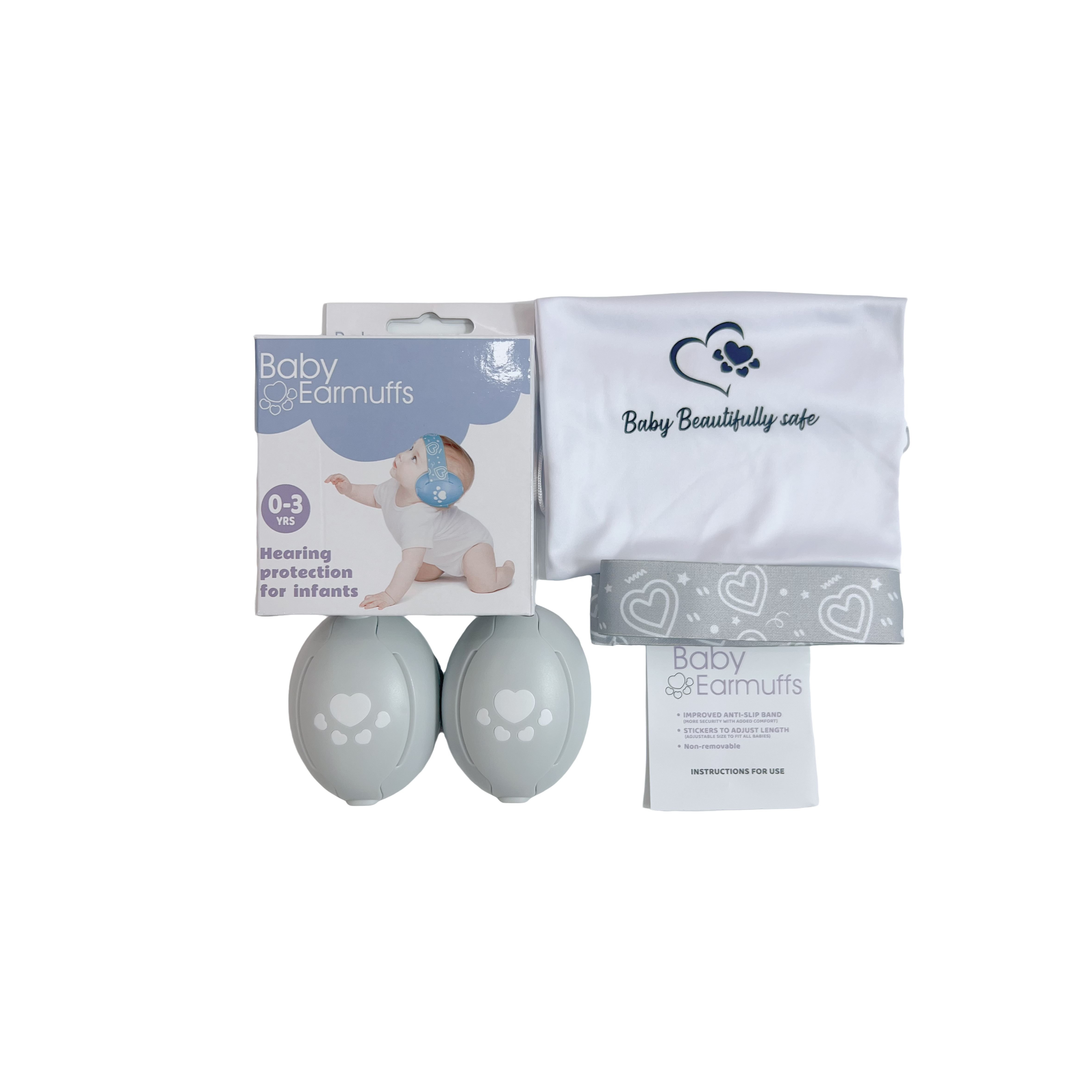 Hearing Protection Babies In Loud Environments Soft Noise-Reducing Baby Earmuffs For Noise Isolation