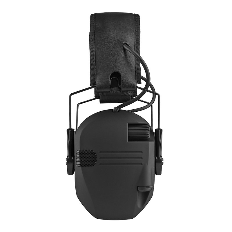 Lightweight Slim Electronic Quad Earmuff for Shooting Hunting ABS Noise Reduction Range Accessory Low Profile Hearing Protection